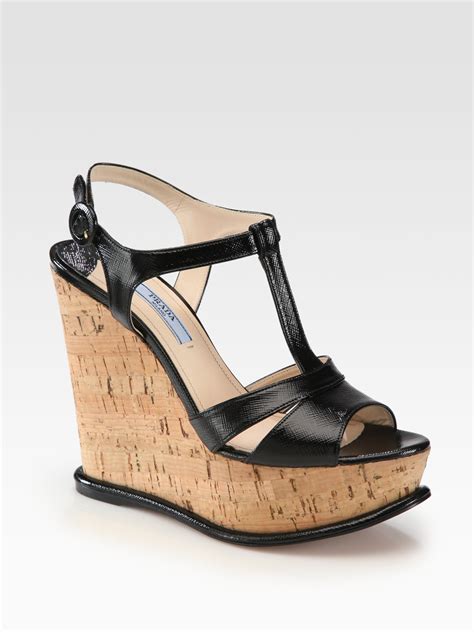 prada cork sandals|prada leather sandals.